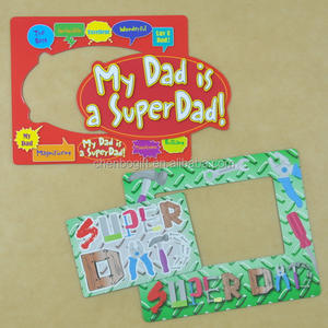 미어 크리스마스 경품 프로모션 선물 마그네틱 포토 프레임 냉장고 자석, 저렴한 종이 4x6 포토 프레임 마그네틱 스티커 - Product Image 5