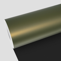 Film de protection de peinture TPU PPF de luxe, vert mat, anti-jaunissement, à pose à sec, en rouleau