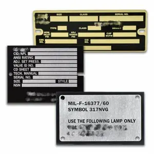 Placas de identificação de metal em branco para corte a laser, placas de identificação com logotipo personalizado, etiquetas, gravação a laser, escultura, placa de identificação comercial