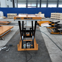 Plateforme élévatrice à ciseaux fixe, table élévatrice hydraulique robuste pour les opérations sur la ligne d'assemblage
