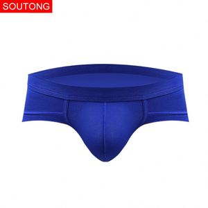 Ropa Interior Masculina Sexy de Cintura Baja, Corte Recto y Bolsa en U Pequeña - Product Image 3