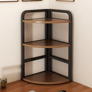 Moderno Estante <span class=keywords><strong>de</strong></span> Almacenamiento Esquinero <span class=keywords><strong>de</strong></span> Metal Resistente para Escritorio, Librería Pequeña <span class=keywords><strong>de</strong></span> Diseño Triangular, Mueble <span class=keywords><strong>de</strong></span> Cocina, Organizador <span class=keywords><strong>de</strong></span> Libros - Product Image 5