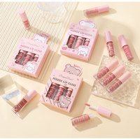 Ensemble de gloss à lèvres miroir 3 pièces, gloss à lèvres brillant hydratant, non collant, longue tenue, maquillage brillant pour les lèvres pour un usage quotidien
