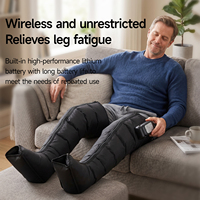 Masseur pour les jambes pour la circulation et le soulagement de la douleur, masseur à compression d'air pour les pieds et les mollets