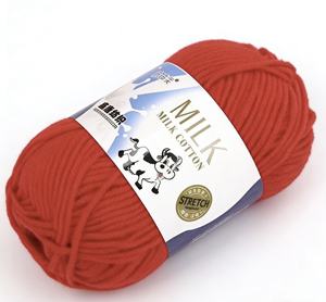 Fil à tricoter pour bébé en coton laitier 5 brins, <span class=keywords><strong>pelote</strong></span> <span class=keywords><strong>de</strong></span> fil pour écharpe tricotée à la main, <span class=keywords><strong>laine</strong></span> pour crochet DIY - Product Image 1