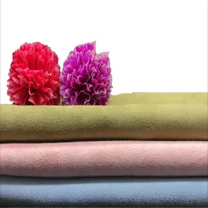 75D*160D*2 double weft woven suede for home textile