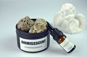 Diffuseur d'huiles essentielles en pierre aromatique décorative Air Miss, diffuseur d'huiles essentielles en pierre - Product Image 3