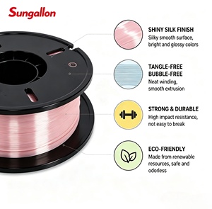Filamento para Impresora 3D PLA+Silk de Venta Directa de Fábrica Sungallon, 1.75mm, 1kg/rollo, Fácil de Imprimir, Sin Deformaciones ni Filamentos - Product Image 3