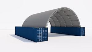 Grand hangar industriel en PVC pour entrepôt, abri pour conteneurs maritimes, abri pour équipement, tente de stockage, tentes pour conteneurs maritimes - Product Image 5