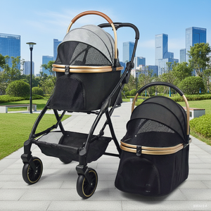 Carrito de animales con icono similar para encontrar perros, cochecitos ligeros para perros, cochecitos de capa, carritos de viaje para mascotas pequeñas - Product Image 3