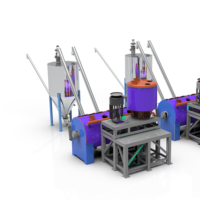 Mélangeur horizontal robuste pour poudres, machine de mélange à ruban automatique pour l'industrie chimique minérale CE OEM