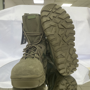 Bottes de randonnée tactiques en daim vert DFA120, imperméables, durables, pour toutes les saisons, entraînement en plein air, chaussures de trekking - Product Image 3