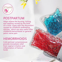 Coussin de refroidissement périnéal réutilisable World-bio pour le soulagement de la douleur post-partum et hémorroïde Packs chauds et froids pour les femmes après la grossesse