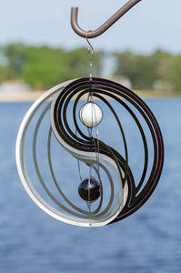 Décoration de jardin extérieure en métal 3D, moulin à vent (<span class=keywords><strong>Yin</strong></span> <span class=keywords><strong>Yang</strong></span>) - Product Image 2