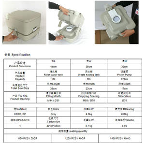 OEM 10L Portable Toilette camping RV Femmes Enceintes <span class=keywords><strong>Chimique</strong></span> Toilette toilette <span class=keywords><strong>chimique</strong></span> Randonnée <span class=keywords><strong>Bateau</strong></span> Road Trips Plage Embouteillage - Product Image 6