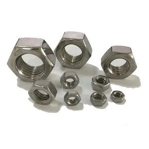 New Energy Vehicle Fasteners Din934 Stainless Steel M6 M8 Hex Nuts