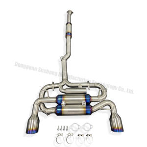 نظام عادم خلفي (كاتباك) جديد 2022 من التيتانيوم لسيارة تويوتا GR86 <span class=keywords><strong>BRZ</strong></span> بمحرك 2.4 لتر - Product Image 1