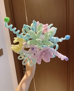 Atacado artesanato diy criativo limpadores de tubos, ciência e engenharia brinquedos, artes e ofícios para crianças