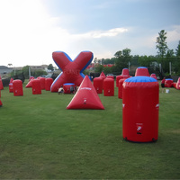 Bunkers de Paintball étanches personnalisés mur gonflable Paintball obstacle gonflable CS soutes d'obstacle de tir