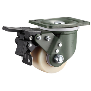 750kg Tragfähigkeit 63mm Hochleistungs-<span class=keywords><strong>Nylon</strong></span>-Nachlauf 2,5 Zoll Weißer <span class=keywords><strong>Nylon</strong></span>-Nachlauf mit geringer Schwerkraft und Lager - Product Image 1