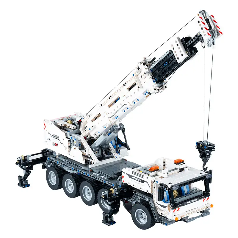 Schimmel Koning 17034 Intelligente Bouwsteen Crane Truck Bouwstenen Kit Speelgoed Plastic Bouwstenen Voor Kinderen Educatief