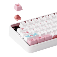 Clavier de jeu sans fil AKKO JIN01 Tokyo, mini clavier programmable métallique avec montage sur joint