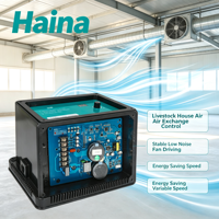 Kit de conversion de ventilateur de conduit à moteur BLDC avec variateur de fréquence pour ventilation de sous-sol, réglage précis du régime, carte PCB de variateur