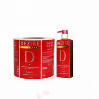 Adhesivo de código de barras impermeable de alta calidad, impresión en Color personalizada de fábrica, código de barras sensible al calor para champú de bebidas