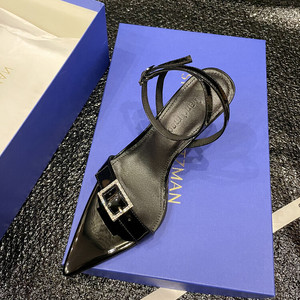Sandal Wanita Tren Fashion Elegan Musim Panas 2025, Hak Stiletto 8cm, Model Slip-On dengan Tali Gesper, Bahan Kulit Domba yang Nyaman - Product Image 2