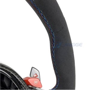 พวงมาลัยหุ้มอัลคันทาร่าแบบมีระบบทำความร้อนสำหรับรถบีเอ็มดับเบิลยู ซีรีส์ G รุ่น G20 G30 G80 G30 M3 G82 M240i G30 M550i M240i Lci M5 G90 G15 M40i - Product Image 2