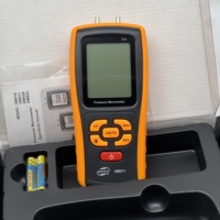 Manomètres numériques doubles GM511, testeur de pression d'air, matériau ABS, plage de mesure 0-9999, précision 0,3% FSO, 0,2%