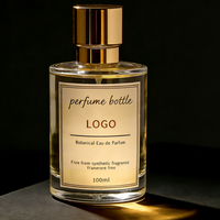 Flacon de Cologne en Verre à Succès avec Bouchon Métallique |   Flacon de parfum rond de luxe, possibilité d'ajouter un logo personnalisé, emballage en boîte cadeau