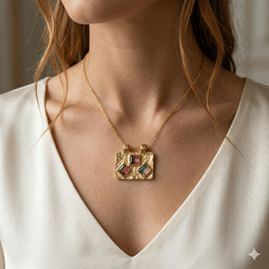 Colliers en argent sterling 925 à bas prix pour femmes, collier en argent 925 plaqué or, bijoux - Product Image 3