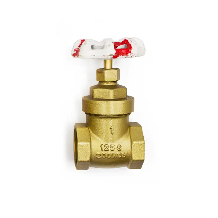 OEM&ODM Customized Hydraulic Slide price list red white color handle brass 1/2 1 4 inch Kitz Gate Valve