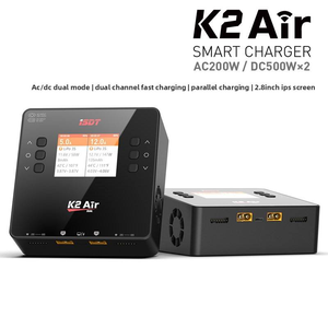 <span class=keywords><strong>Isdt</strong></span> K2 <span class=keywords><strong>Air</strong></span> ac/dc แบบสองช่องชาร์จสมาร์ทบาลานซ์500W * 2 20A พร้อมแอปควบคุมสำหรับ1-6S Lipo lihv FPV เครื่องบินรุ่น RC - Product Image 4