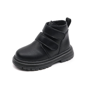 Autumn Winter Short Boots Super Warm Shoes Leather Boots Children Outwear Leather Casual Boots for Kids Boys Girls - Product Image 6