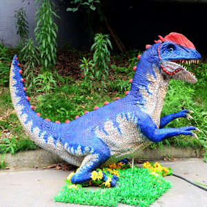 Dinosaurio Eléctrico de <span class=keywords><strong>Jurassic</strong></span> <span class=keywords><strong>World</strong></span>, Admite Personalización, Disfraz de Dinosaurio Realista, Marioneta de Dinosaurio Pequeño para Parque de Atracciones - Product Image 3