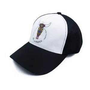 High Quality Custom Printing Mesh Baseball Cap Wholesale 5 Panel Sports Quick Dry Adjustable Trucker Hat
