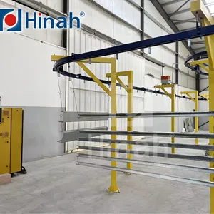 Línea automática de producción de recubrimiento en polvo para armario eléctrico, sistema de pintura por pulverización electrostática estándar europeo