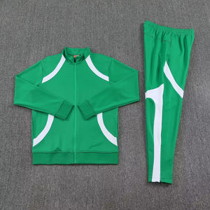 Conjunto de Chaqueta Verde Senegal 2627, <span class=keywords><strong>Camiseta</strong></span> de Entrenamiento de Fútbol para Hombre, 100% Poliéster, Corte Automatizado, Transpirable, Impermeable, de Secado Rápido - Product Image 2