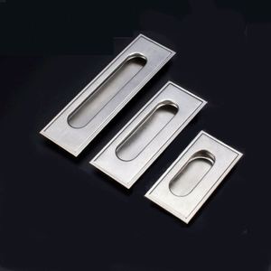 Poignée encastrée carrée en acier inoxydable WEKIS pour porte coulissante, tiroir encastré et fenêtre, idéale pour la cuisine - Product Image 1