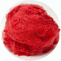 2D 51MM Red Low Melt Polyester Fiber