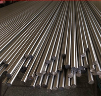 Barre en acier inoxydable de la série AISI 300 304/304L/316/316L, diamètre 25-200 mm, surface BA, marque Guomai, ASTM/EN/DIN, soudage, pliage