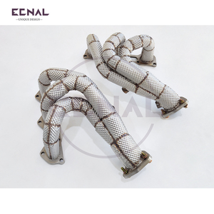 Colector de escape de alto flujo Ecnal para Porsche 718 GT4 4.0L 2020+, mejora de rendimiento para carreras - Product Image 4