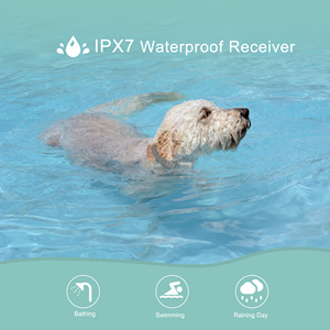 Superventas recargable IPX7 impermeable USB eléctrico perro entrenamiento Collar Clicker ladrido Control choque mascota entrenamiento suministros - Product Image 3