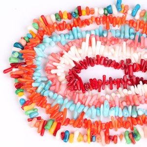 Precio de fábrica, cuentas espaciadoras sueltas de grava Irregular de concha de colores naturales para fabricación de joyería, collar de pulsera DIY hecho a mano - Product Image 6