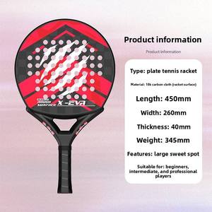 Raqueta de Tenis de Fibra de Carbono de Tipo Balanceado, <span class=keywords><strong>Zona</strong></span> Dulce Expandida en un 15%, Ligera y de Alta Elasticidad para Ataque y Defensa - Product Image 6
