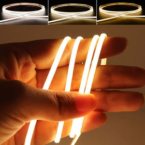 Inteligente <span class=keywords><strong>Cinta</strong></span> Luces <span class=keywords><strong>Led</strong></span> Exterior 110v 12v Rgb Ip67 Controladores Neon <span class=keywords><strong>Cob</strong></span> 5050 12v 24v Azul 5m Leds 5 Metros - Product Image 4