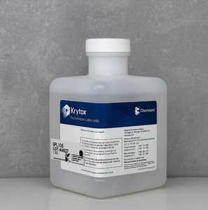 Lubrificante a bassissima viscosità/olio non reattivo/chimica inerte Kryto GPL grasso 106 1kg per pompe e valvole - Product Image 2