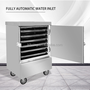 เครื่องครัวอุตสาหกรรมเชิงพาณิชย์ตู้นึ่งข้าวไฟฟ้าสแตนเลส 8 ชั้น - Product Image 2